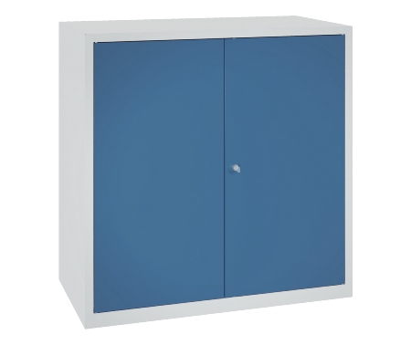 C+P Beistellschrank 88210-00 Serie 89 inkl.2 Fachböden (HxBxT) 1000x1000x500mm 7035/3003