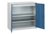 C+P Beistellschrank 88210-00 Serie 89 inkl.2 Fachböden (HxBxT) 1000x1000x500mm 7035/3003