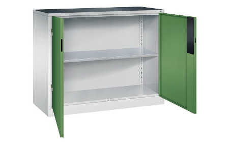 C+P Beistell-Werkzeugschrank schwere Lasten 8831-052 Acurado 1 Fachboden ERGO-Lock 4.0 (HxBxT) 1000x1200x500mm 7035/5023
