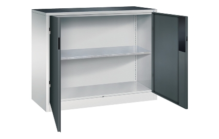 C+P Beistell-Werkzeugschrank schwere Lasten 8831-052 Acurado 1 Fachboden ERGO-Lock 4.0 (HxBxT) 1000x1200x500mm 7035/5023