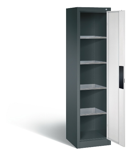 C+P Werkzeugschrank schwere Lasten 8924-052 Acurado 4 Böden ERGO-Lock 4.0 (HxBxT) 1950x930x800mm 7035/5023