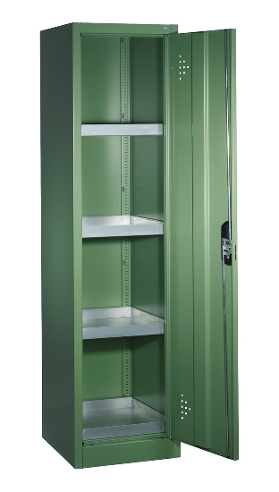 C+P Umweltschrank 8921-315 ACURADO 4 Wannenböden 20l verzinkt ERGO-Lock 4.0 (HxBxT) 1950x930x500mm 7016/7016