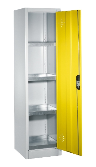 C+P Umweltschrank 8921-315 ACURADO 4 Wannenböden 20l verzinkt ERGO-Lock 4.0 (HxBxT) 1950x930x500mm 7016/7016