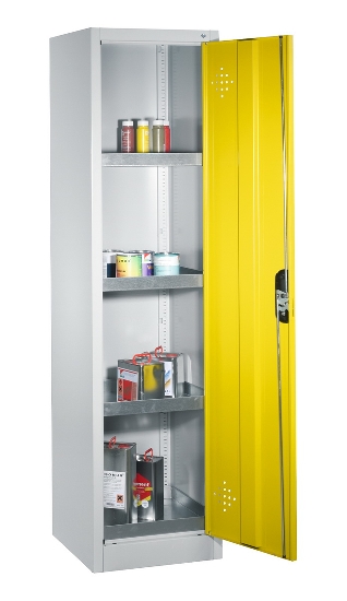 C+P Umweltschrank 8921-315 ACURADO 4 Wannenböden 20l verzinkt ERGO-Lock 4.0 (HxBxT) 1950x930x500mm 7016/7016