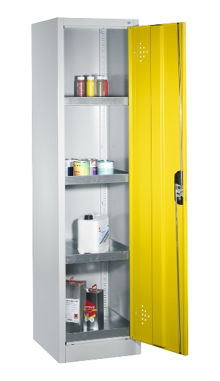C+P Umweltschrank 8921-315 ACURADO 4 Wannenböden 20l verzinkt ERGO-Lock 4.0 (HxBxT) 1950x930x500mm 7016/7016