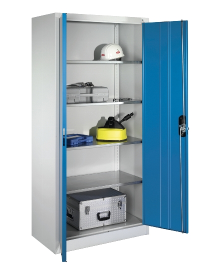 C+P Werkzeugschrank Acurado 8901-00 Türen >110° Ergo-Lock (HxBxT) 1950x500x500mm 7035/7035