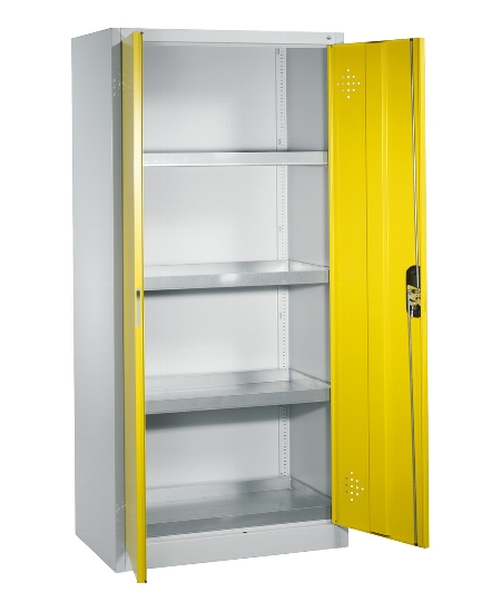 C+P Umweltschrank 8921-315 ACURADO 4 Wannenböden 20l verzinkt ERGO-Lock 4.0 (HxBxT) 1950x930x500mm 7016/7016