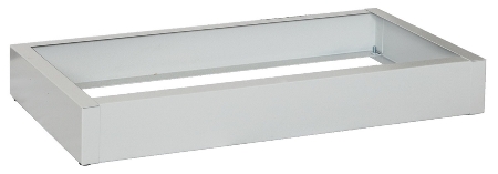 C+P Sockel für Z-Spind BASIS 9-8023-7110 Stahl lackiert Höhe 110 mm (HxBxT) 110x300x490mm