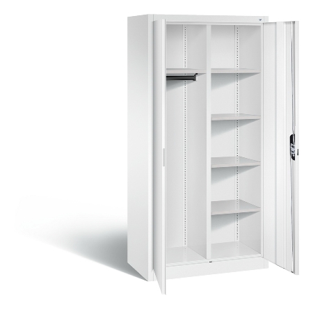 C+P Akten-/Garderobenschrank Acurado 9280-30 Tür >110° (HxBxT) 1950x930x500mm LG/EB