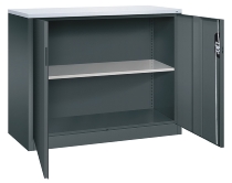 C+P Beistellschrank 2OH 9486-1200 Acurado DBS-Abdeckplatte ERGO-Lock 4.0 (HxBxT) 1000x1200x500mm 7035/1108060