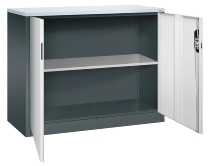 C+P Beistellschrank 2OH 9486-1200 Acurado DBS-Abdeckplatte ERGO-Lock 4.0 (HxBxT) 1000x1200x500mm 7035/1108060