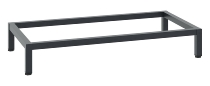 CP Stahl-Untergestell 9964-00 aus Vierkant-Stahlrohr (BxTxH) 930x500x150mm Schwarzgrau (RAL 7021)