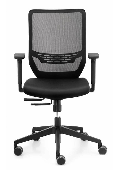 Bürodrehstuhl to-sync work (mesh) mit formschöner Netzrückenlehne Automatic-Mechanik (4fach arretierbar)