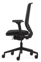 Trend!Office Bürodrehstuhl SC 9247/pro Bürodrehstuhl to-sync work (comfort) mit formschöner Textil-Rückenlehne