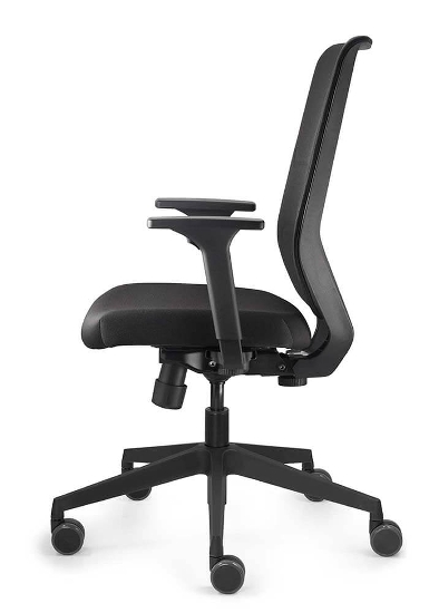 Trend!Office Bürodrehstuhl SC 9247/pro Bürodrehstuhl to-sync work (comfort) mit formschöner Textil-Rückenlehne
