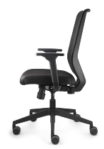 Trend!Office Bürodrehstuhl SC 9247/pro Bürodrehstuhl to-sync work (comfort) mit formschöner Textil-Rückenlehne
