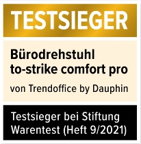 Trend!Office To Strike Comfort SK 9248 Pro Bürodrehstuhl mit Vollpolster-Rückenlehne Synchron-Mechanik 2