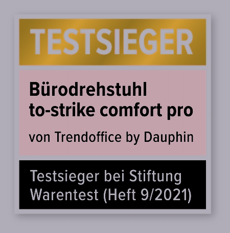 Trend!Office To Strike Comfort SK 9248 Pro Bürodrehstuhl mit Vollpolster-Rückenlehne Synchron-Mechanik 2