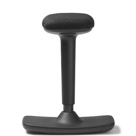 to-swift StehSitz-Hocker Hybrid aus Steh- und Sitzhocker, drehbar Coral red / Bezug Mandarin