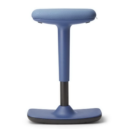 to-swift StehSitz-Hocker Hybrid aus Steh- und Sitzhocker, drehbar Coral red / Bezug Mandarin