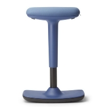 to-swift StehSitz-Hocker Hybrid aus Steh- und Sitzhocker, drehbar Coral red / Bezug Mandarin