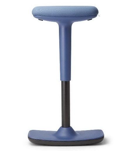 to-swift StehSitz-Hocker Hybrid aus Steh- und Sitzhocker, drehbar Coral red / Bezug Mandarin