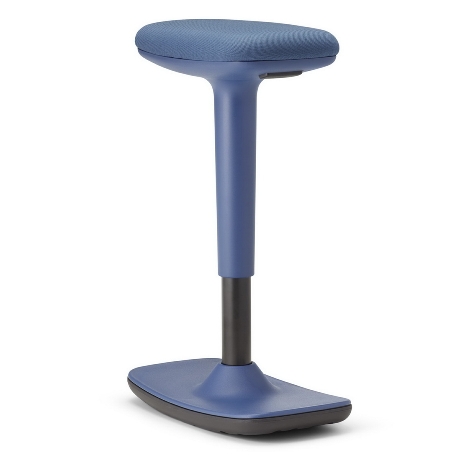 to-swift StehSitz-Hocker Hybrid aus Steh- und Sitzhocker, drehbar Coral red / Bezug Mandarin