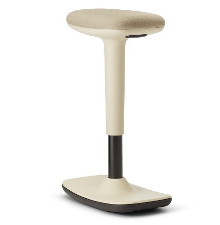 to-swift StehSitz-Hocker Hybrid aus Steh- und Sitzhocker, drehbar Coral red / Bezug Mandarin
