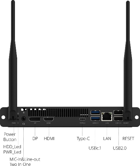 Legamaster7-8613103-00 OPS PC AL-i5-1235U barebone