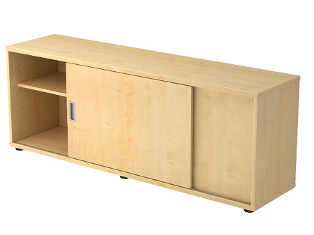 Hammerbacher Sideboard 1750S 1,5 OH 2 Schiebetüren (BxTxH) 160x40x52cm Buche/Buche