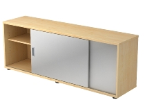 Hammerbacher Sideboard 1750S 1,5 OH 2 Schiebetüren (BxTxH) 160x40x52cm Buche/Buche
