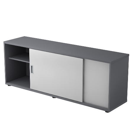 Hammerbacher Sideboard 1750S 1,5 OH 2 Schiebetüren (BxTxH) 160x40x52cm Buche/Buche
