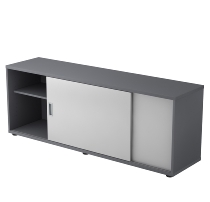 Hammerbacher Sideboard 1750S 1,5 OH 2 Schiebetüren (BxTxH) 160x40x52cm Buche/Buche