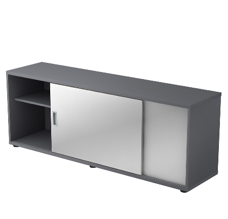 Hammerbacher Sideboard 1750S 1,5 OH 2 Schiebetüren (BxTxH) 160x40x52cm Buche/Buche
