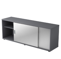 Hammerbacher Sideboard 1750S 1,5 OH 2 Schiebetüren (BxTxH) 160x40x52cm Buche/Buche