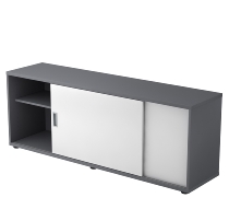 Hammerbacher Sideboard 1750S 1,5 OH 2 Schiebetüren (BxTxH) 160x40x52cm Buche/Buche
