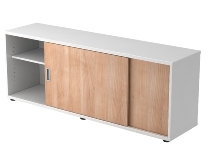 Hammerbacher Sideboard 1750S 1,5 OH 2 Schiebetüren (BxTxH) 160x40x52cm Buche/Buche