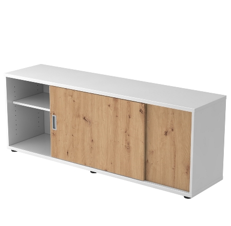 Hammerbacher Sideboard 1750S 1,5 OH 2 Schiebetüren (BxTxH) 160x40x52cm Buche/Buche