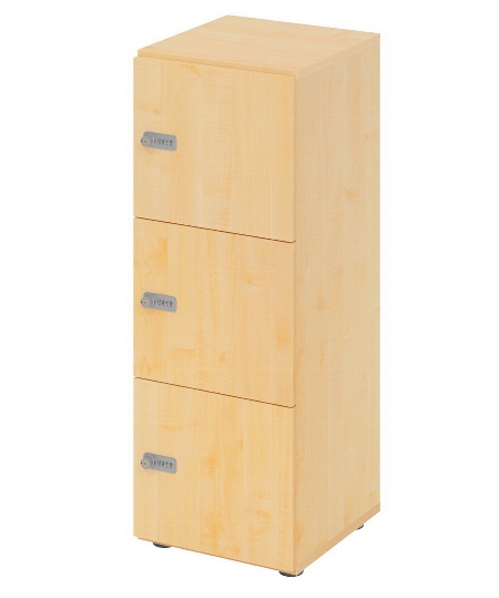 Hammerbacher Schliessfachschrank 264L6/DS 6 Fächer mit Zylinderschloss 6OH (BxTxH) 40x42x215,6cm Grau