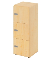 Hammerbacher Schliessfachschrank 264L6/DS 6 Fächer mit Zylinderschloss 6OH (BxTxH) 40x42x215,6cm Grau