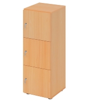 Hammerbacher Schliessfachschrank 264L6/DS 6 Fächer mit Zylinderschloss 6OH (BxTxH) 40x42x215,6cm Grau