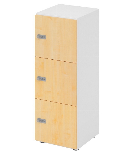 Hammerbacher Schliessfachschrank 264L6/DS 6 Fächer mit Zylinderschloss 6OH (BxTxH) 40x42x215,6cm Grau