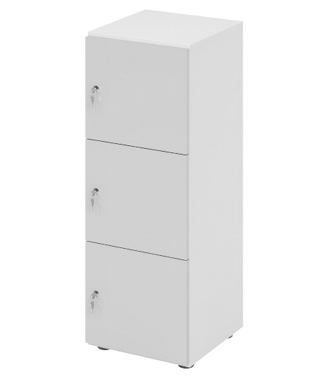 Hammerbacher Schliessfachschrank 264L6/DS 6 Fächer mit Zylinderschloss 6OH (BxTxH) 40x42x215,6cm Grau