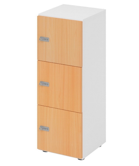 Hammerbacher Schliessfachschrank 264L6/DS 6 Fächer mit Zylinderschloss 6OH (BxTxH) 40x42x215,6cm Grau