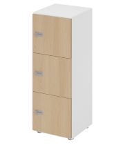 Hammerbacher Schliessfachschrank 264L6/DS 6 Fächer mit Zylinderschloss 6OH (BxTxH) 40x42x215,6cm Grau