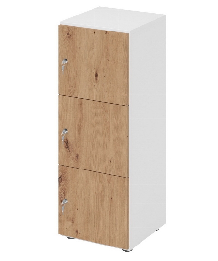 Hammerbacher Schliessfachschrank 264L6/DS 6 Fächer mit Zylinderschloss 6OH (BxTxH) 40x42x215,6cm Grau