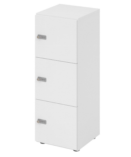 Hammerbacher Schliessfachschrank 264L6/DS 6 Fächer mit Zylinderschloss 6OH (BxTxH) 40x42x215,6cm Grau