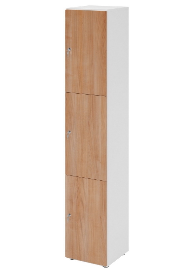 Hammerbacher Schliessfachschrank 264L6/DS 6 Fächer mit Zylinderschloss 6OH (BxTxH) 40x42x215,6cm Grau