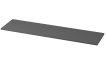 Hammerbacher Abdeckplatte 2AP12 (BxT) 120,5x43cm Asteiche