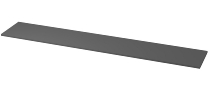 Hammerbacher Abdeckplatte 2AP12 (BxT) 120,5x43cm Asteiche